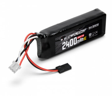 Sunpadow HE0002 - Receiver battery Li-Po 7,4V 2400mAh 5C