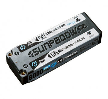 Sunpadow JA0001 - Li-Po Battery 2S 7,4V 6000mAh 120C Stick Top Series