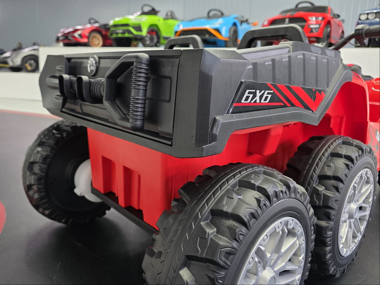 TrailBlazer 6-wheel electric children's quad 24V with loading platform