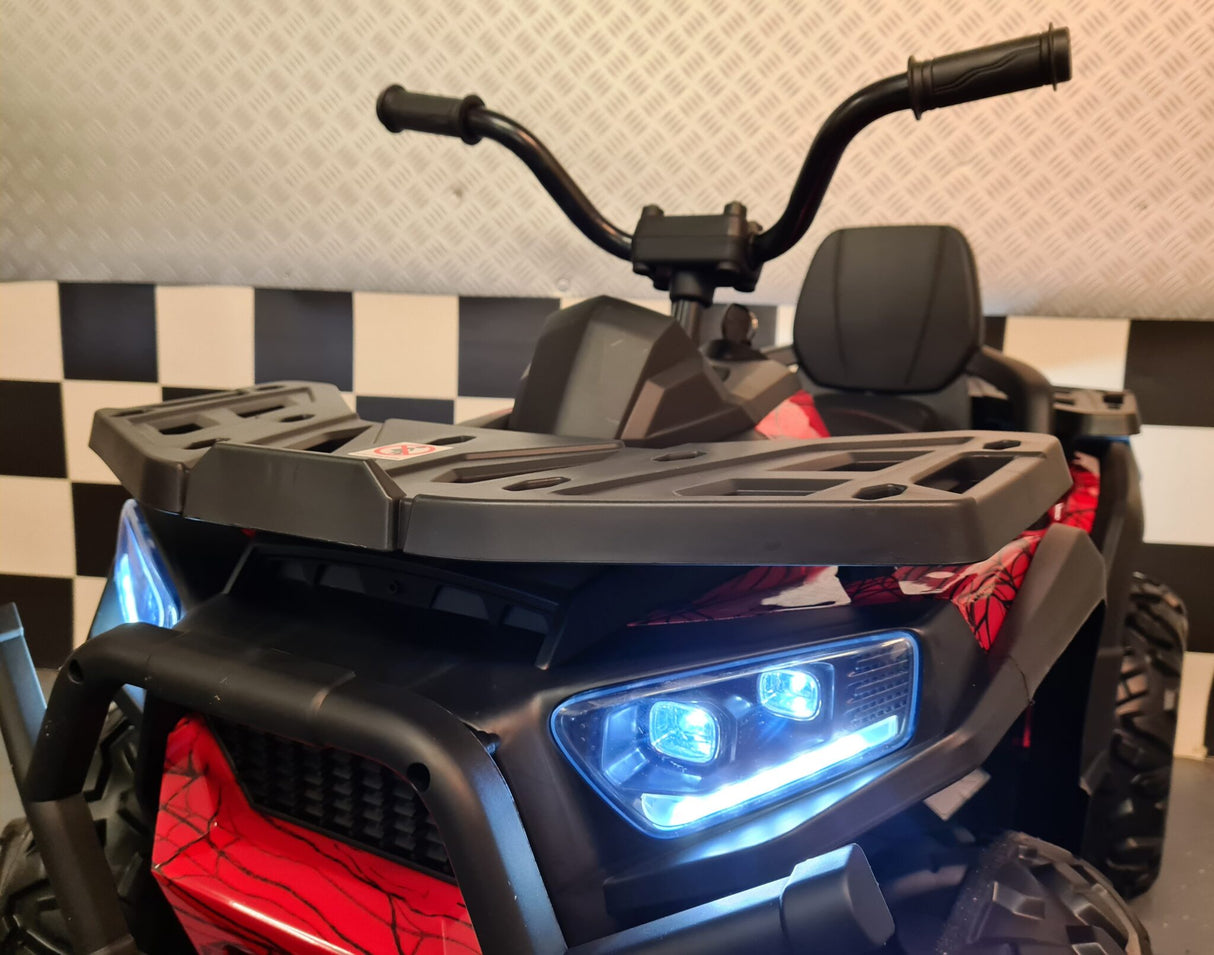 Battery children's quad Spider 12 volts red