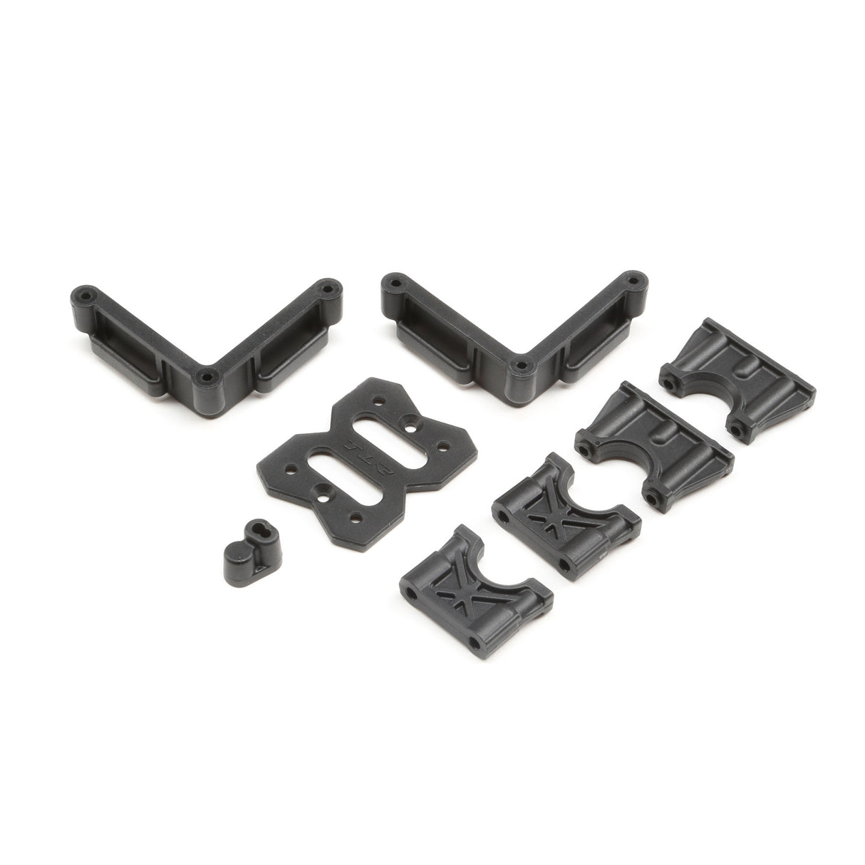 Center Diff Mount, Battery Mount: 8XE