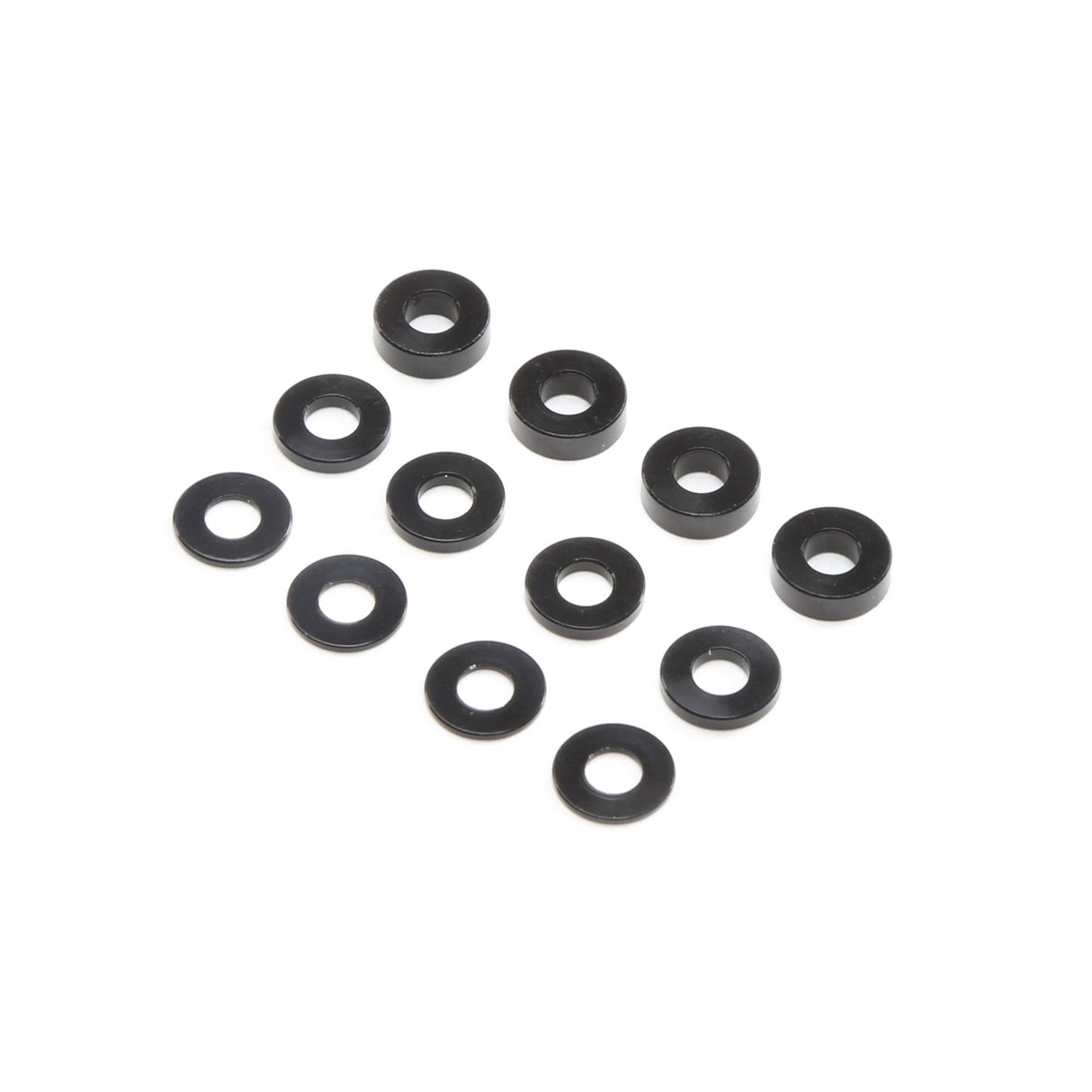 M3 x 6.5mm Aluminum Washer Set, Black (4ea)