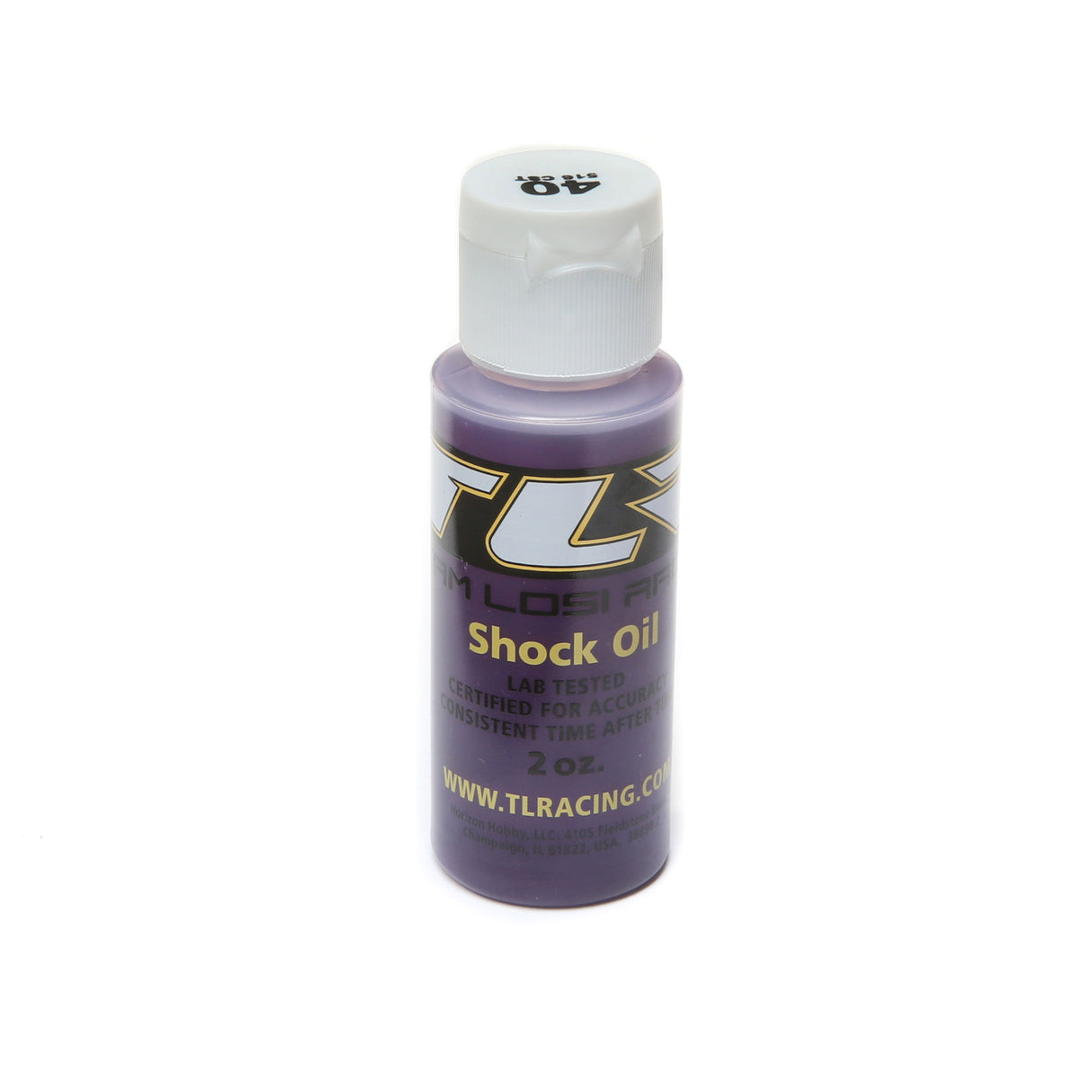 SILICONE SHOCK OIL, 40WT, 516CST, 2OZ