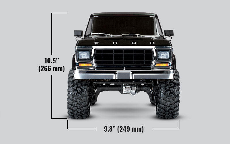 Traxxas 82246-4 TRX-4 Ford Bronco Ranger XLT Crawler RTR Clipless