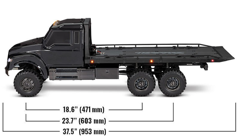 TRX-6 Ultimate RC Hauler 6x6 TQi Black