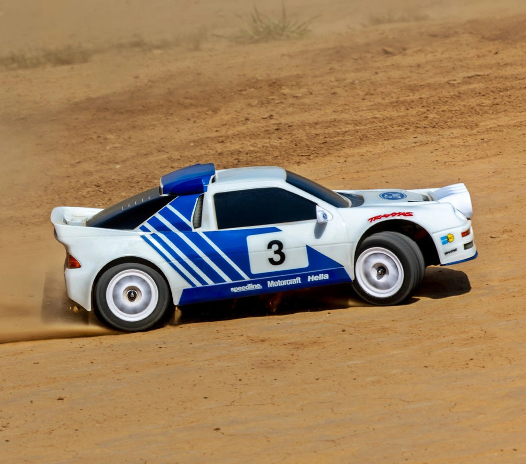 Mini Rally Ford RS200 RTR TQi VXL-3s - USB-C lader / 2s LiPo