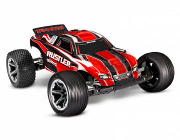 Traxxas Rustler Stadium Truck m. batteri og lader - 50 km/t!