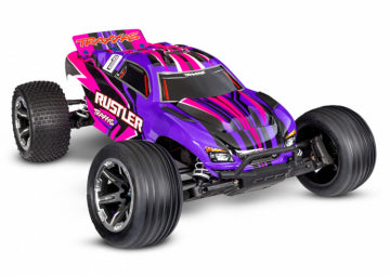 Traxxas 37254-8 Rustler 2WD 1/10 RTR TQ EHD USB-C - With Battery/Charger