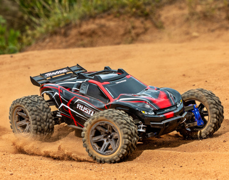 Traxxas Rustler 4X4 BL-2s i action