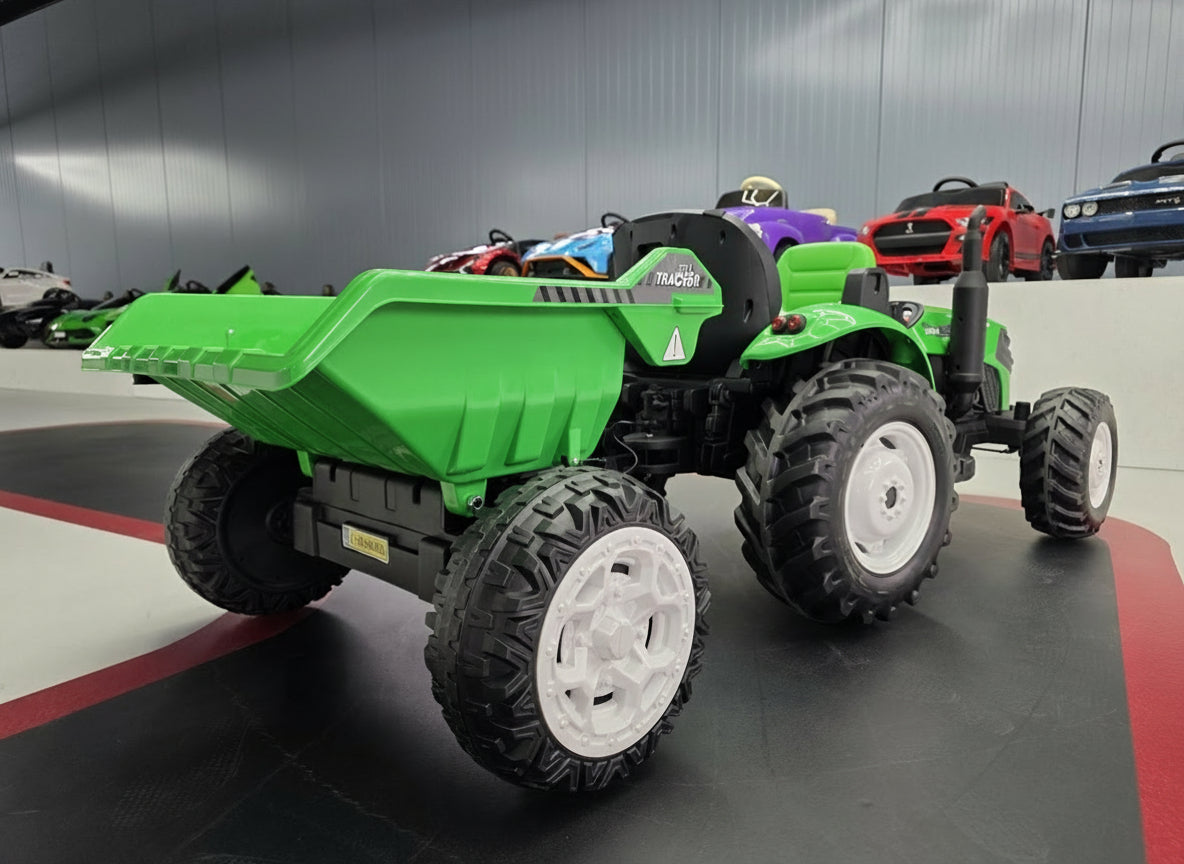 Children's tractor 24 volt with trailer RC