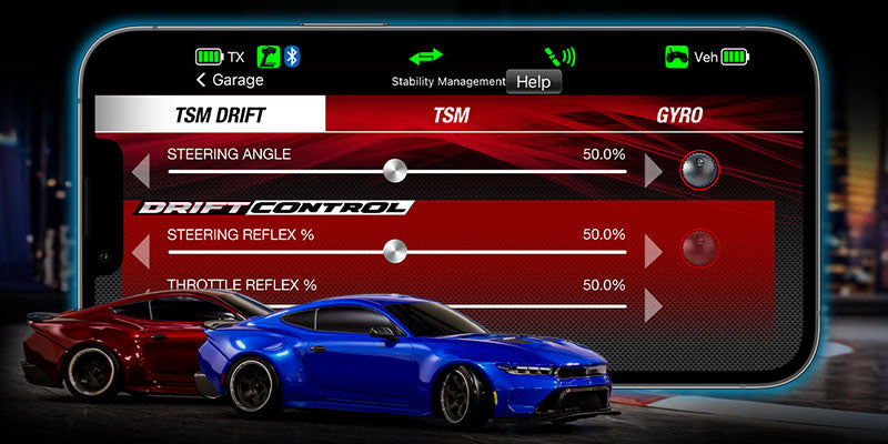 Traxxas 105237-4 TEC Drift 2WD Mustang XL-5 TQi