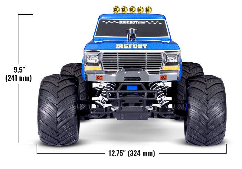 Traxxas 36234-8-R5 BIGFOOT No.1 1/10 RTR TQ EHD USB-C Charger/ 7 cell NiMH 3000mAh