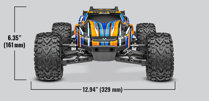 Traxxas 67376-4 Rustler 4x4 VXL 1/10 RTR TQi TSM EHD