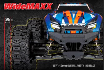 Traxxas 89086-4 MAXX with WideMAXX 4x4 1/10 RTR TQi TSM