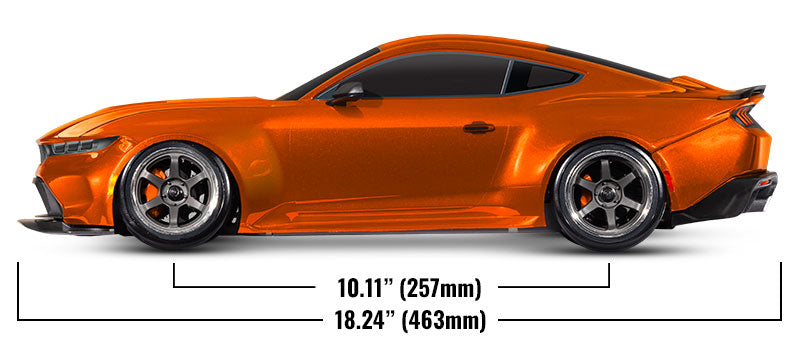 Traxxas 105237-4 TEC Drift 2WD Mustang XL-5 TQi