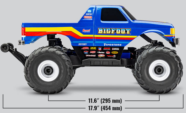 Traxxas 67134-4 BIGFOOT 4x4 BL-2s EHD 1/10 RTR TQ