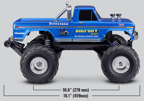 Traxxas 36334-4-R5 BIGFOOT No.1 Classic 1/10 RTR TQ BL-2S EHD
