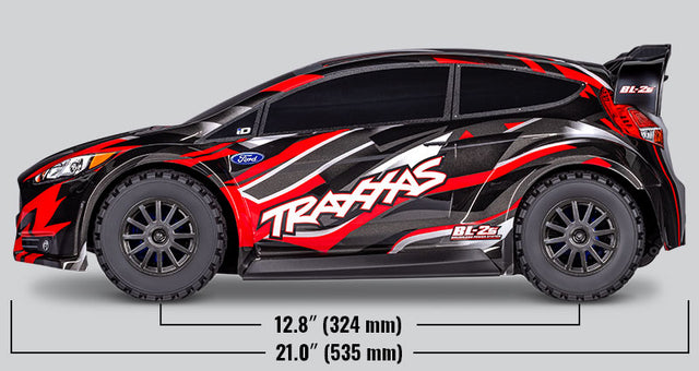 Traxxas 74154-4 Ford Fiesta ST Rally 1/10 4WD TQ BL-2S