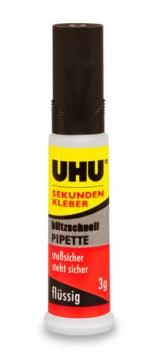 UHU 840590 - UHU Super Glue Pipette 3g Blister