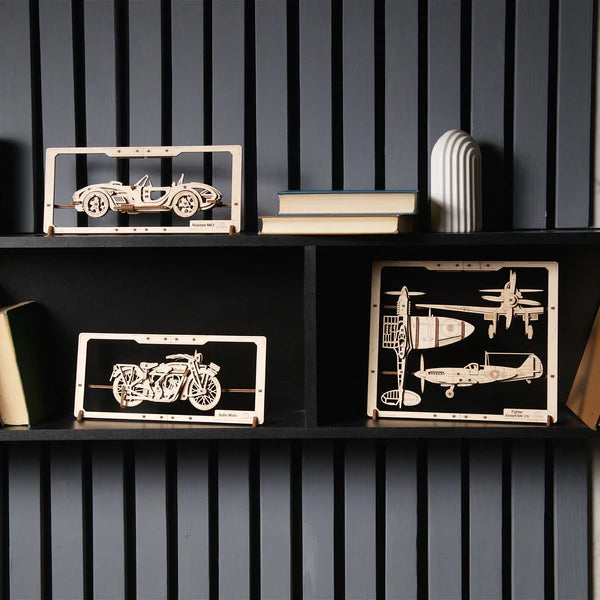 Ugears Fighter Aircraft 2.5D Puzzle