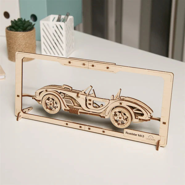 Ugears Roadster MK3 2.5D Puzzle