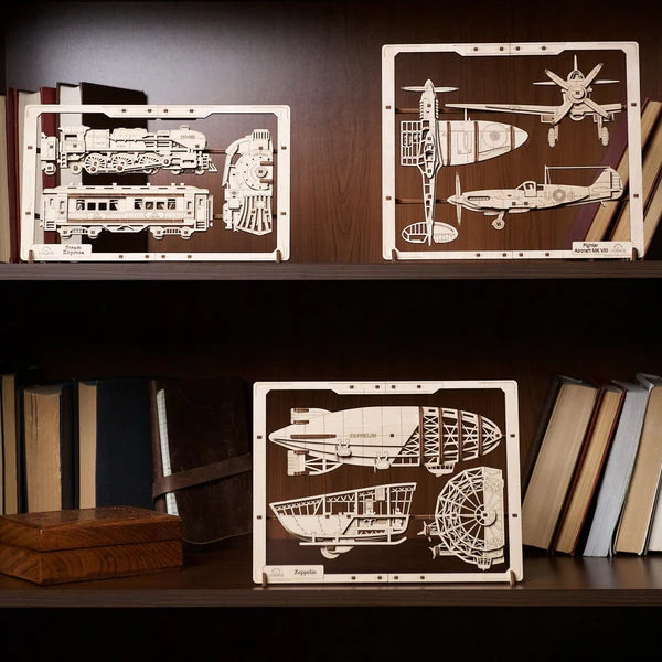 Ugears Steam Express 2.5D Puzzle