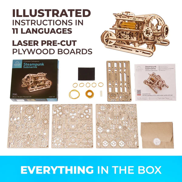 Ugears Steampunk Submarine
