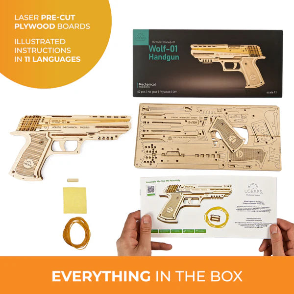 Ugears Wolf-01 Handgun
