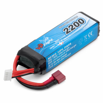 Vapex LP0022FD - Li-Po Battery 4S 14,8V 2200mAh 30C T-Connector