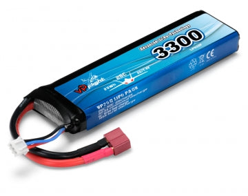 Vapex LP032FD - Li-Po Battery 2S 7,4V 3300mAh 25C T-Connector