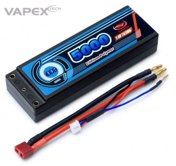 Vapex RD500D2 - Li-Po Battery 2S 7,4V 5000mAh 30C Hard T-connector