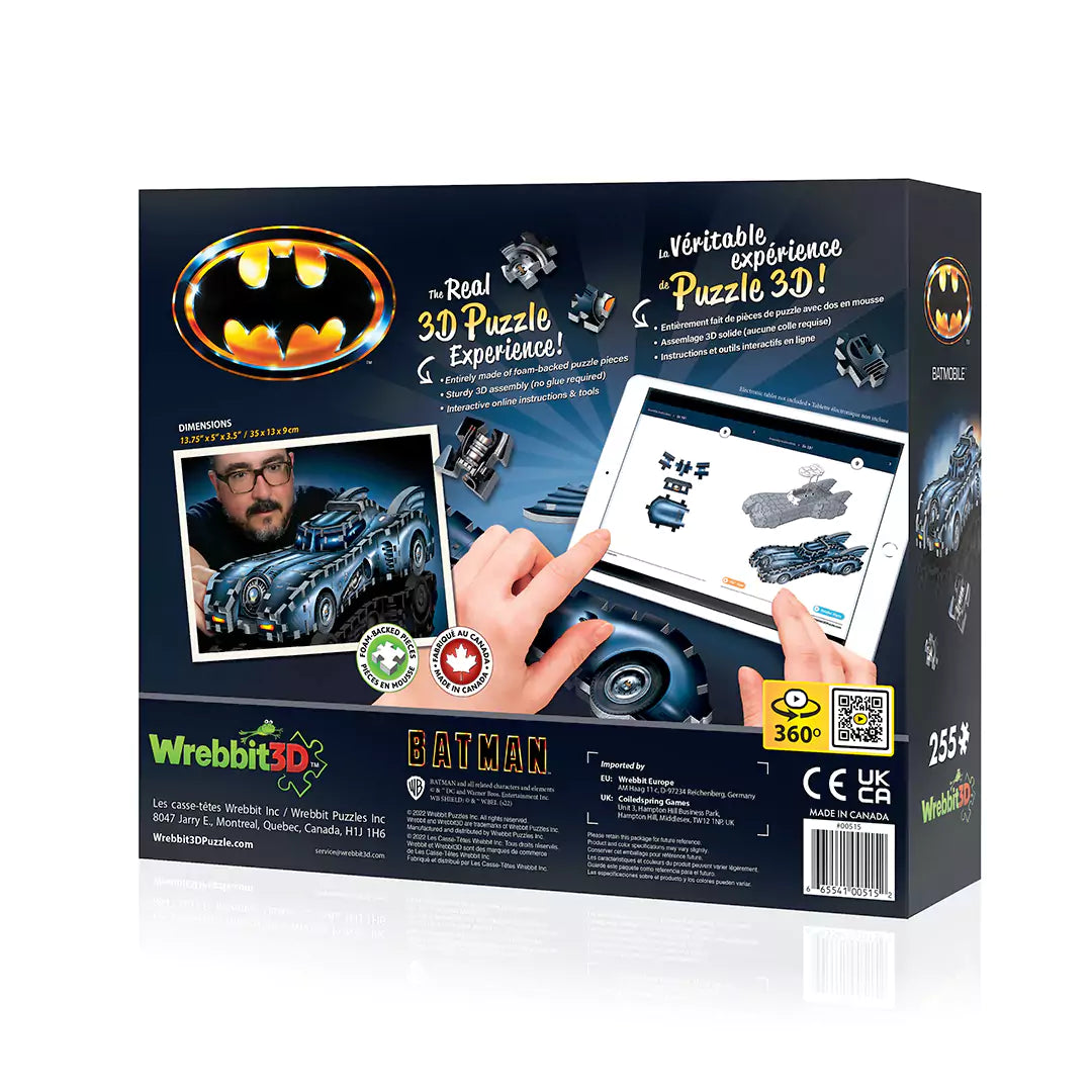 Batmobile - Wrebbit 3D puzzle - DC Comics