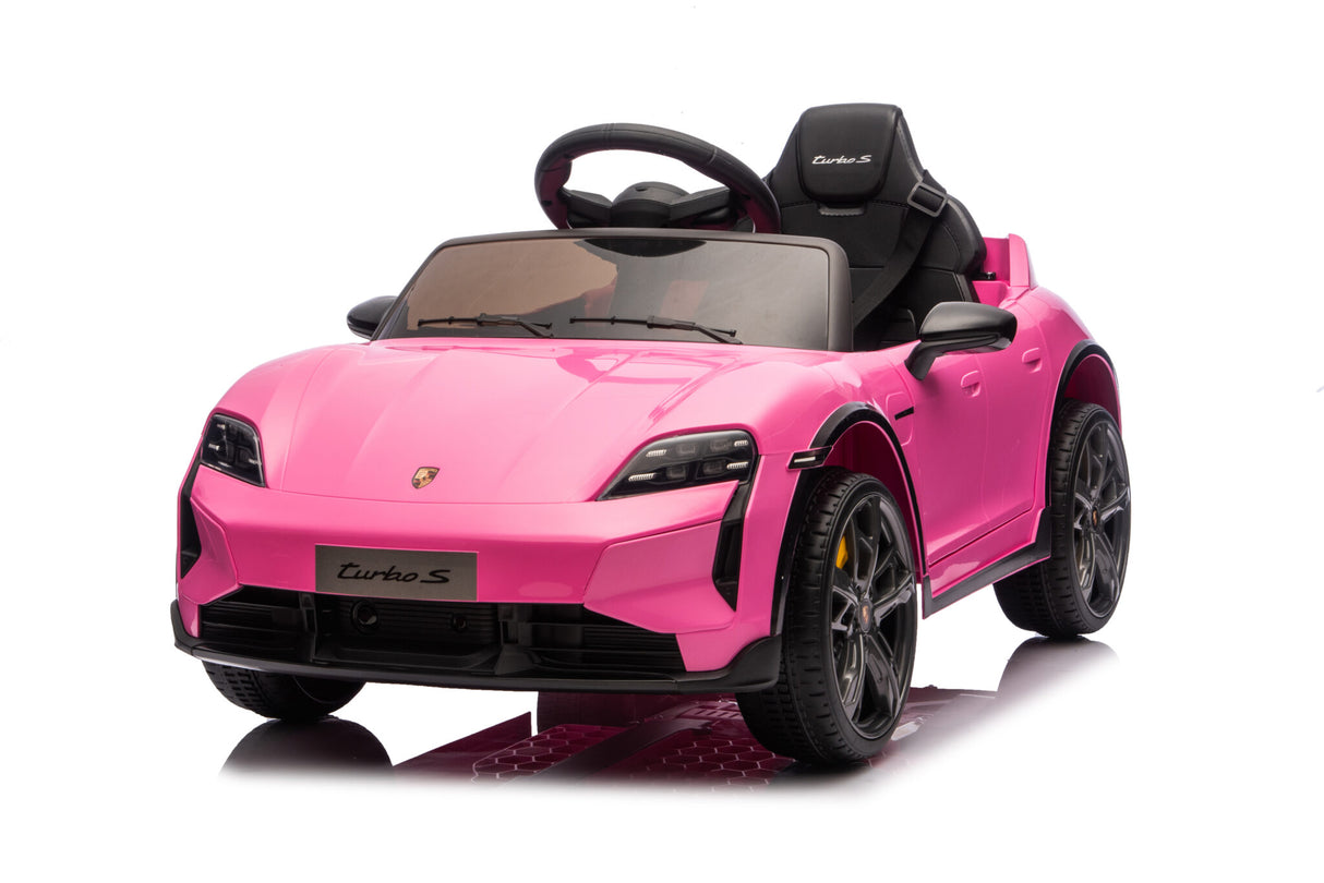 Elektrisk børnebil Porsche Taycan 1-personers 12 volt grå