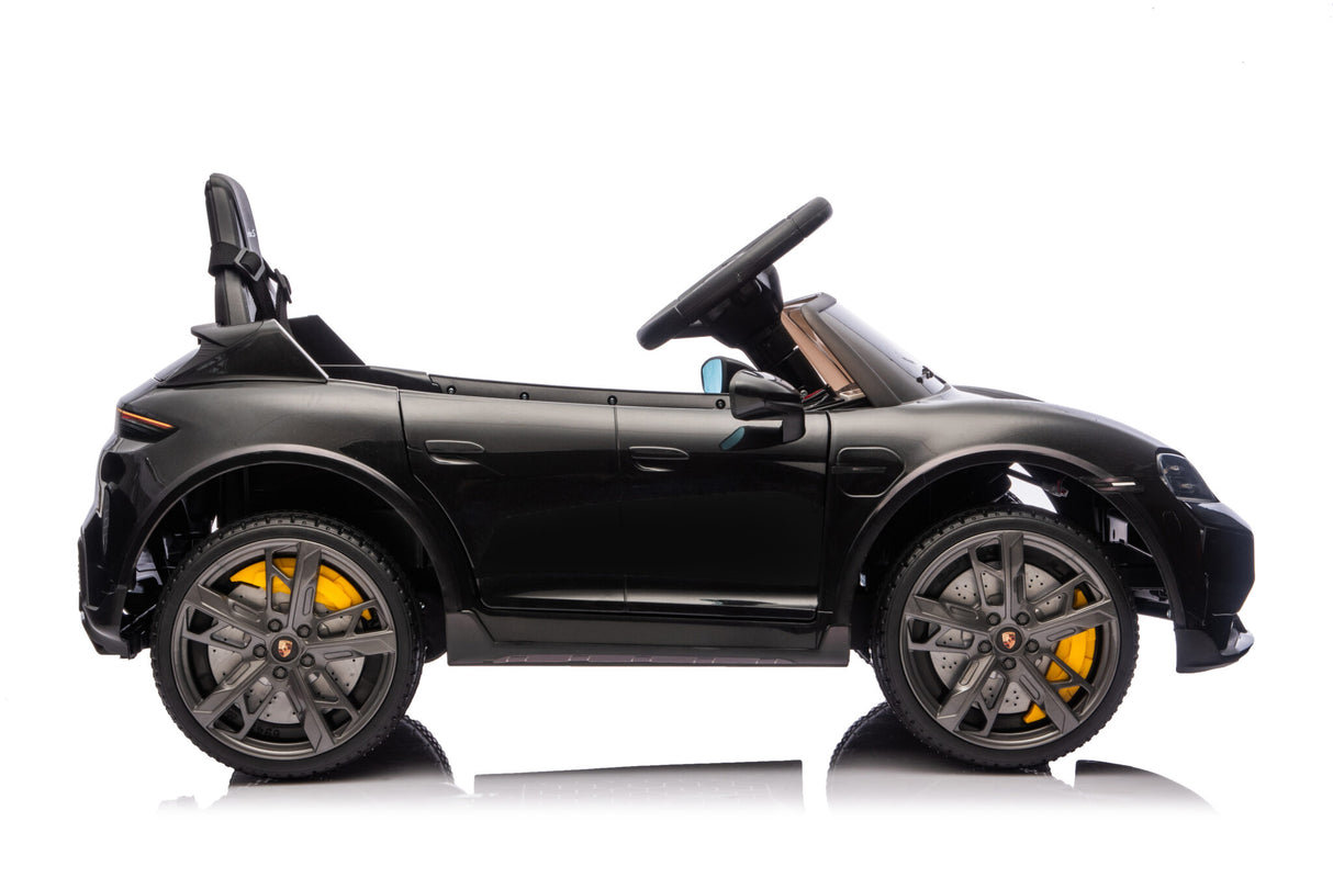 Elektrisk børnebil Porsche Taycan 1-personers 12 volt grå