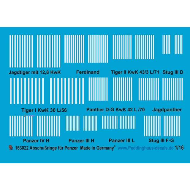 Abschußringe für Panzer