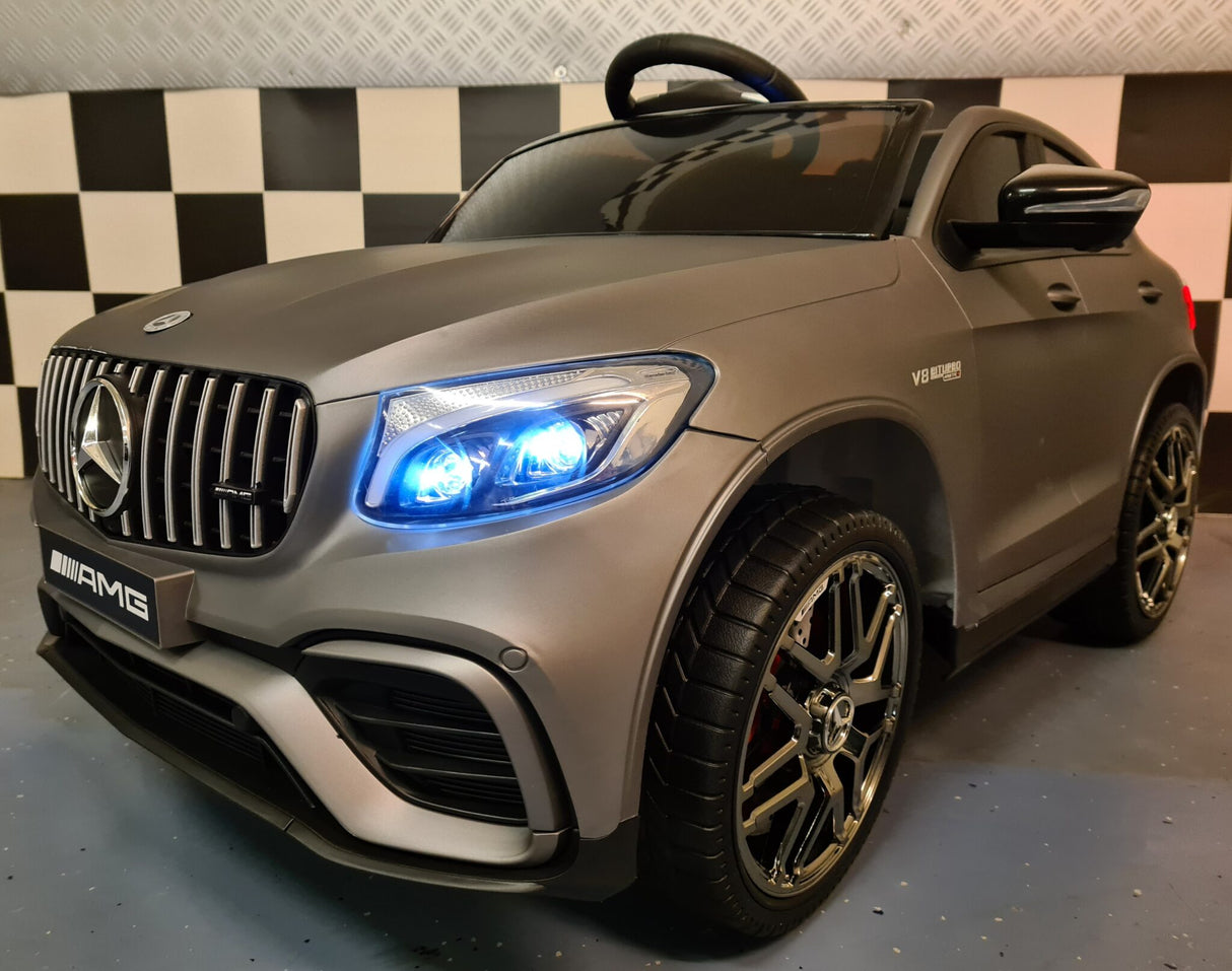 Electric children's car Mercedes GLC 63 AMG matt grey