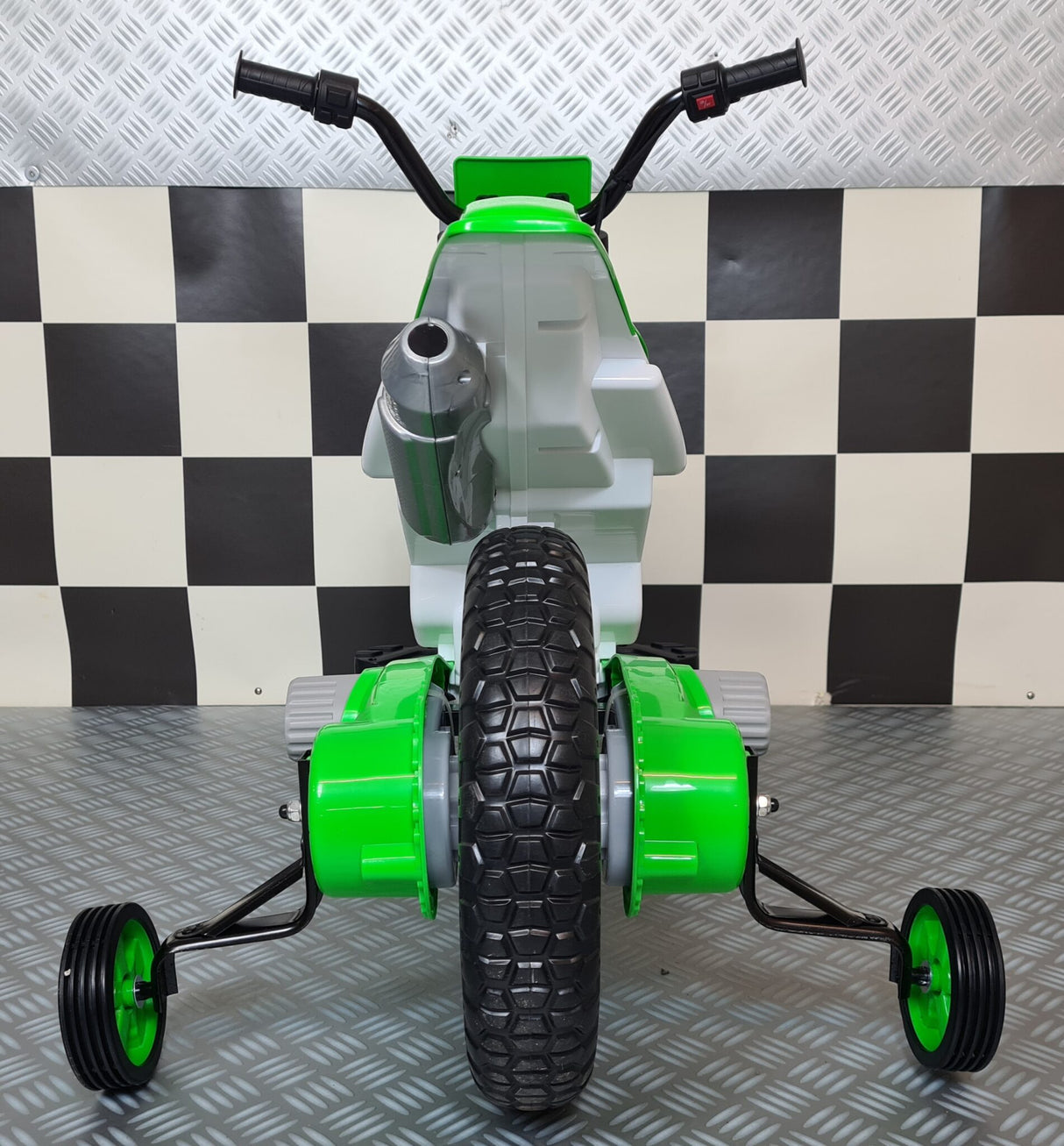 Children's dirt bike 12 volt green
