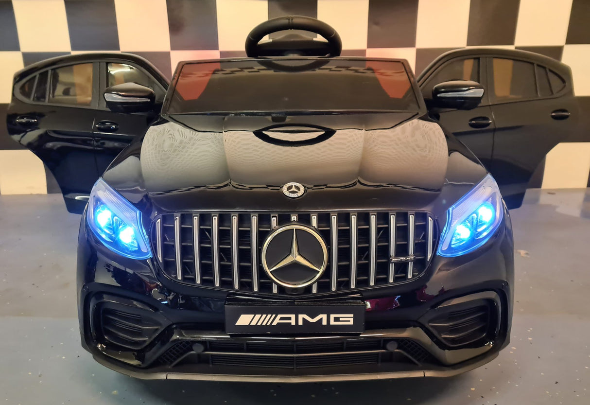 Children's car Mercedes GLC 63 AMG 1 person metallic black