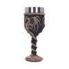 Realistic Fossilised Dragon Remains Skeleton Goblet Wine Glass