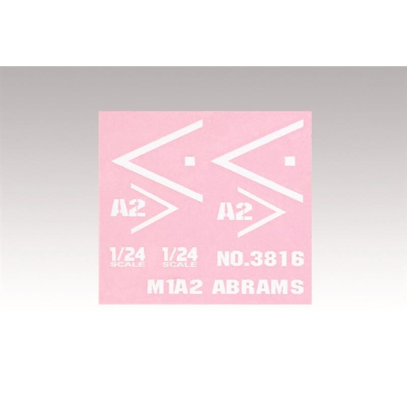 Decals Abrams M1A2 1/24