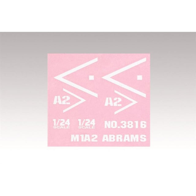 Decals Abrams M1A2 1/24