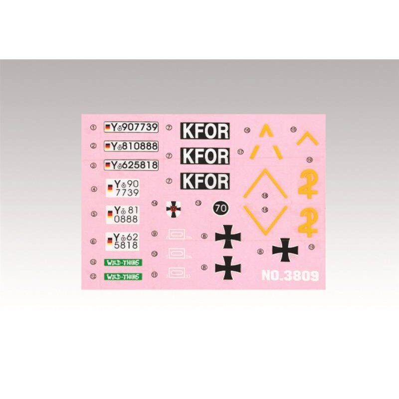 Decals Leopard 2A5 1/24