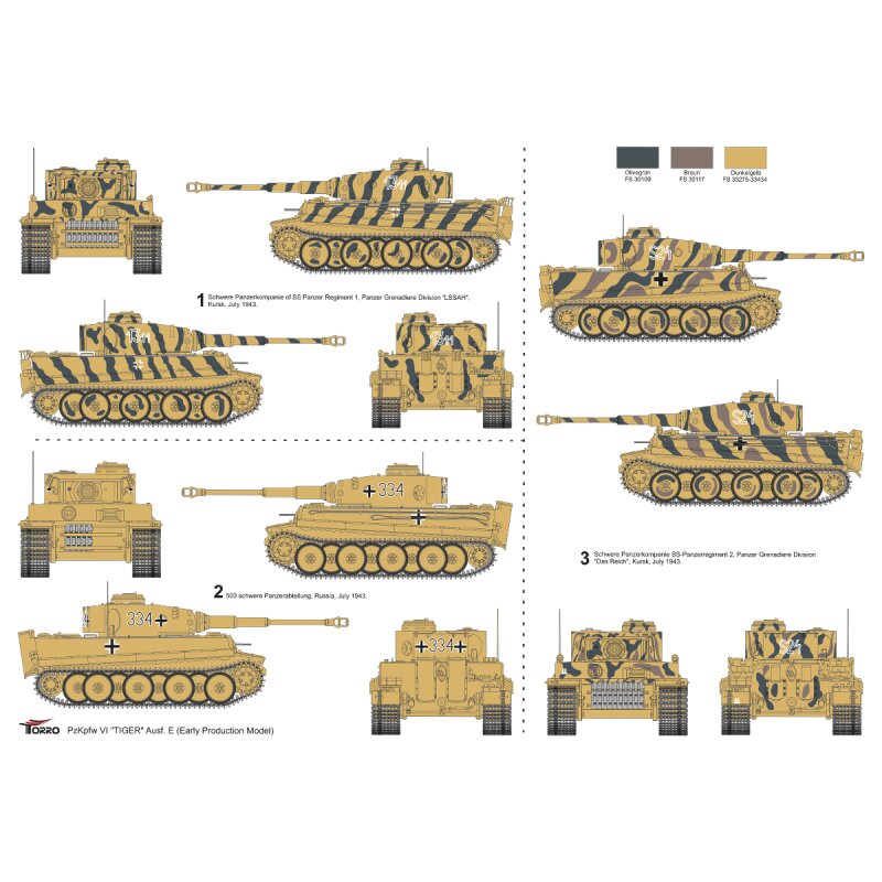 Decals Tiger I