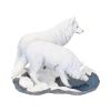 Warriors of Winter Wolf Figurine by Lisa Parker Snowy Wolf Ornament