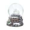 Lisa Parker Guardian of the North Wolf Snowglobe