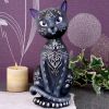 Mystic Kitty Figurine Spirit Board Black Cat Ornament
