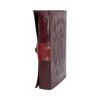 Lockable Red Leather Baphomet Embossed Journal