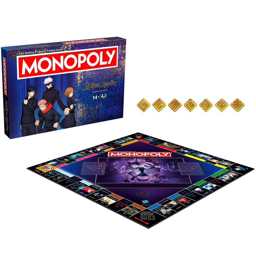 Winning Moves JUJUTSU KAISEN - Monopoly Board Game English