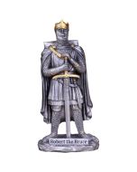 Set of Six small Medieval War Horse and Armoured Rider Figurines
