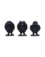 Three Wise Donkeys 11cm